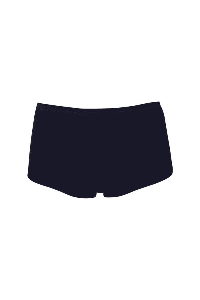 Teens first period shortie briefs on a white background