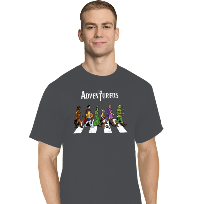 Daily_Deal_Shirts T-Shirts, Tall / Large / Charcoal The Adventurers