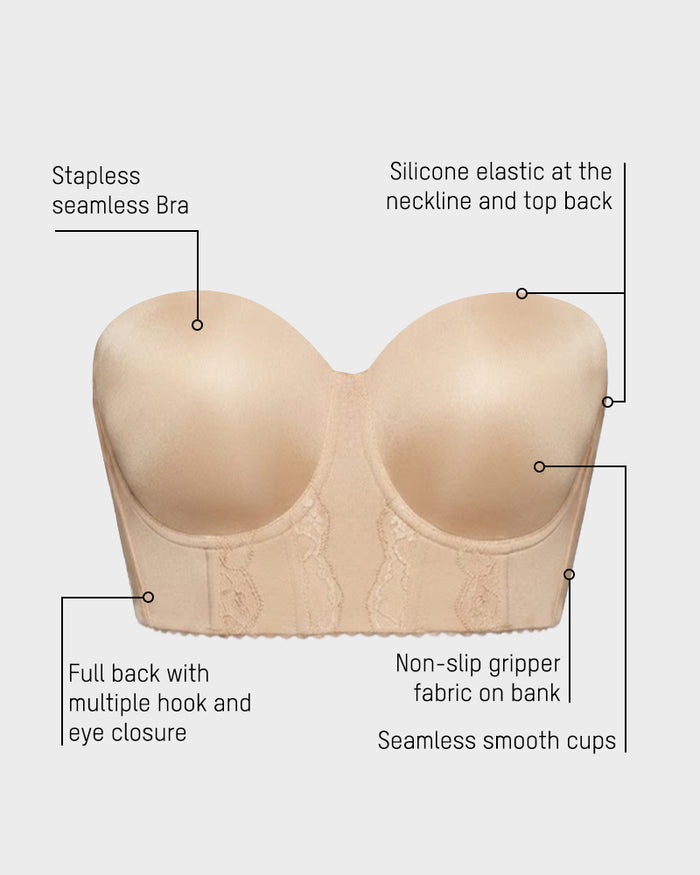 The Low Back Strapless Bra