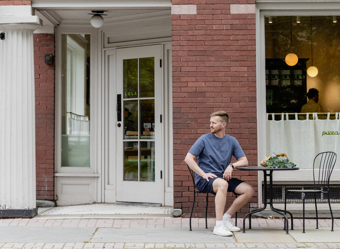 The Main Street Tee - Navy