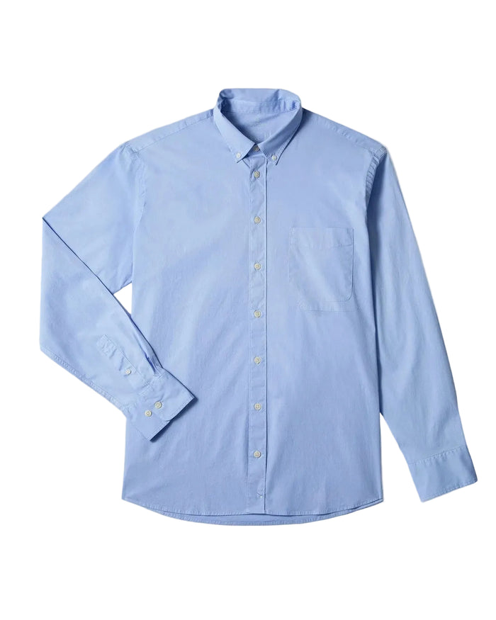 The Saint James Poplin Shirt - Light Blue