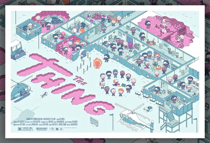 The Thing by 100% Soft, 36" x 24" Screen Print