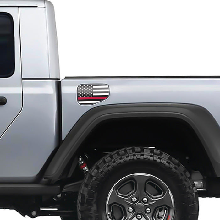 Thin Red Line Gas Cap Decal for JT or Gladiator