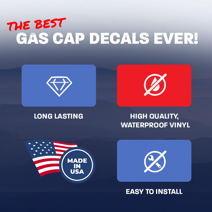 Thin Red Line Gas Cap Decal for JT or Gladiator