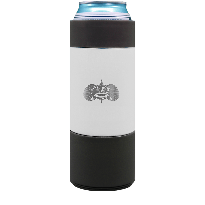 Toadfish Non-Tipping Slim Can Cooler Toadfish White Accessories Rivers and Glen Trading Co