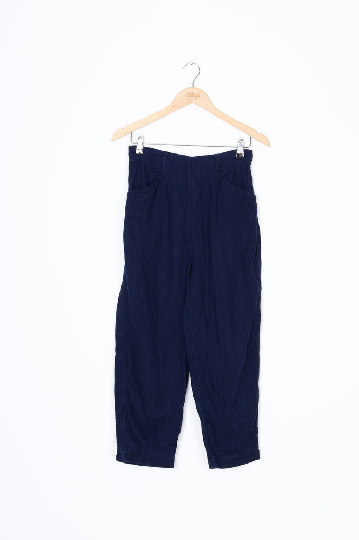 Toast Womens Blue Pants Size 8