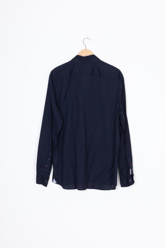 Tommy Hilfiger Mens Blue Shirt Size XL