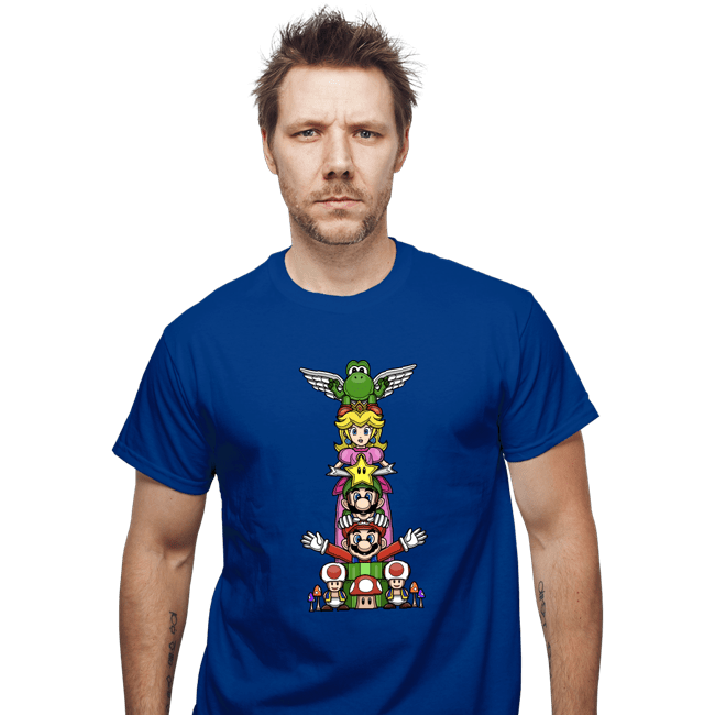 Secret_Shirts T-Shirts, Unisex / Small / Royal Blue Totem Of Heroes