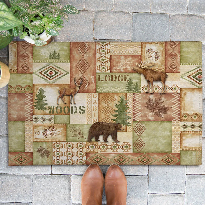 Trail Ridge Rust Outdoor Door Mat