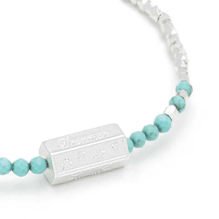 Tranquility Stella Bracelet in Turquoise Silver - Madison's Niche