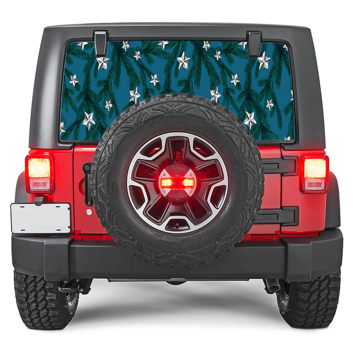 Tree Stars Rear Window Decal