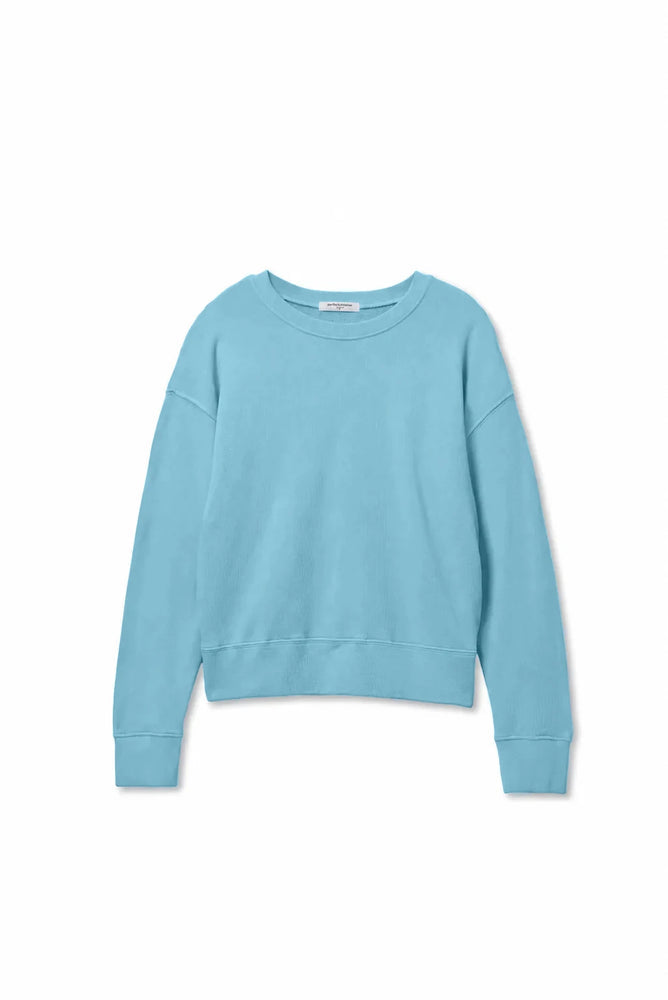 Tyler French Terry Pullover Sweatshirt - Milky Blue