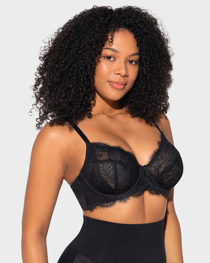 Ultra-Light Lace Underwire Push-Up Bra