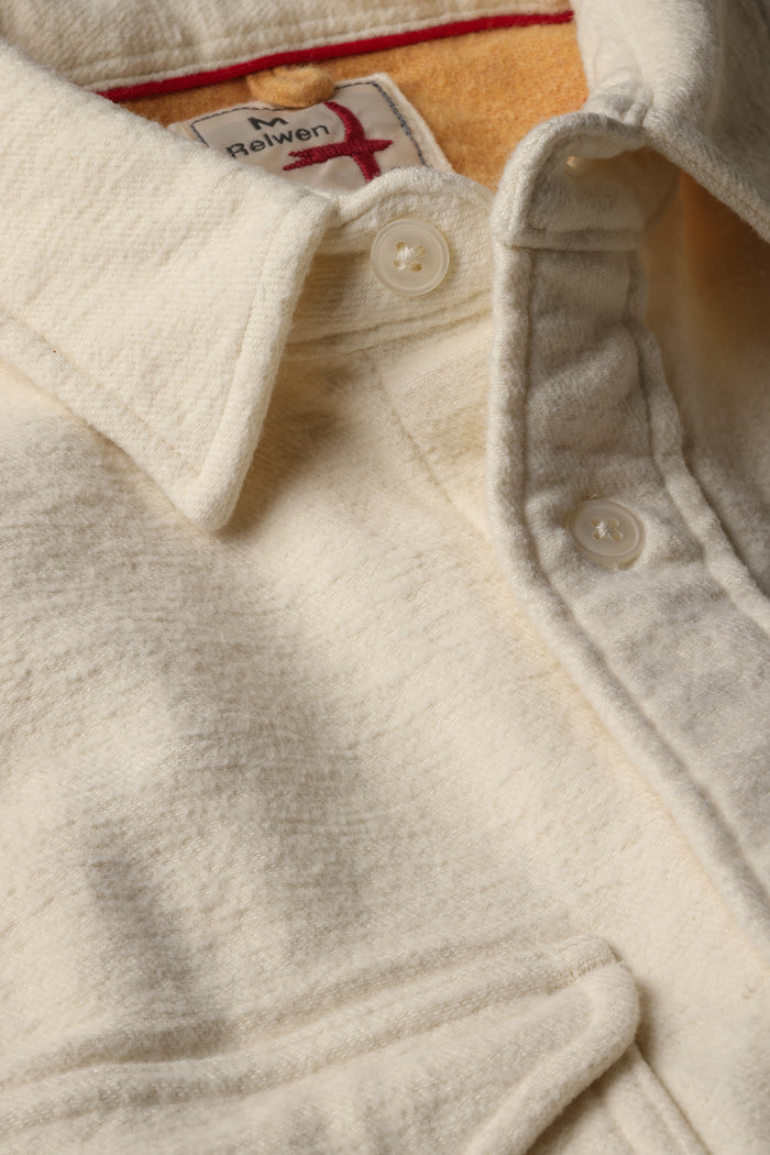 Utility Work Shirt - Bone Felted Twill