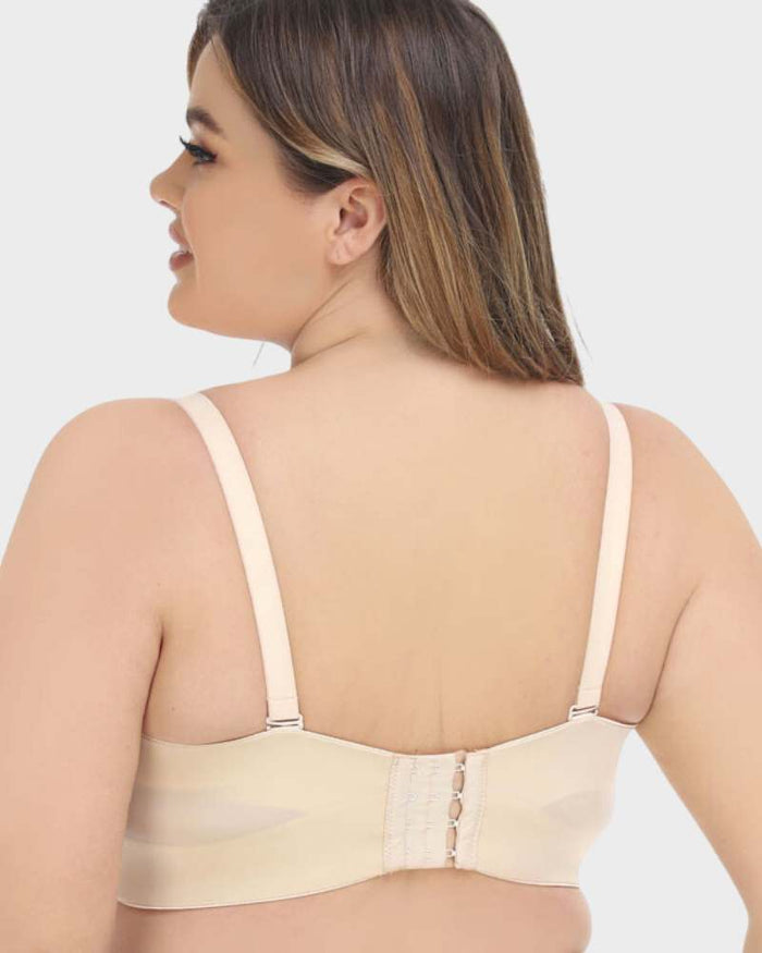 Versatile Underwire Bandeau Bra With Removable Straps