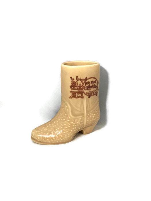 Vintage Ceramic Cowboy Boot Figurine at Duckwells