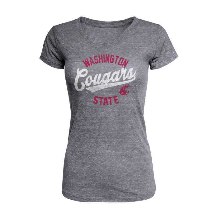 Vintage Cougars V-Neck T-Shirt - Slate