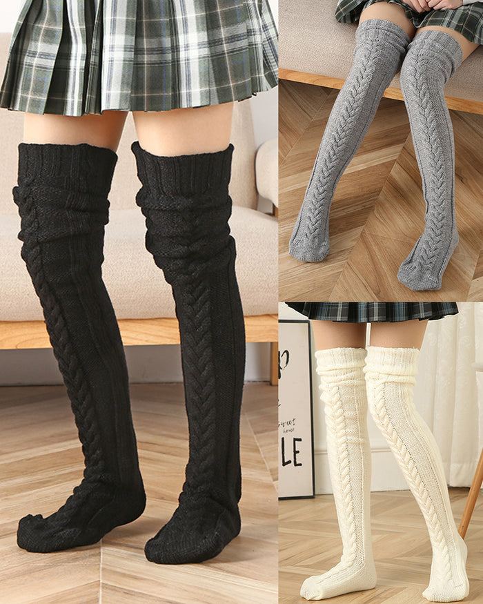 3Pcs (Black+Grey+White) / 33inch/85cm