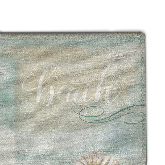 Water Egret and Dunes Outdoor Door Mat