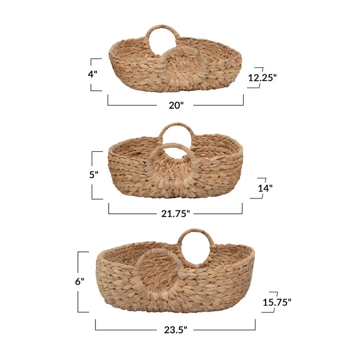 Water Hyacinth Basket - Madison's Niche