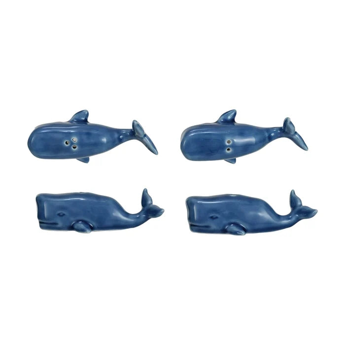 Whale Salt & Pepper Shaker - Madison's Niche