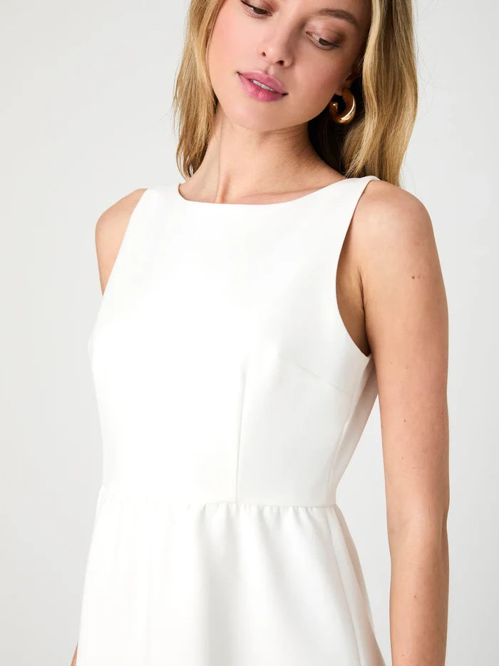 Whisper Boatneck Mini Dress - Madison's Niche