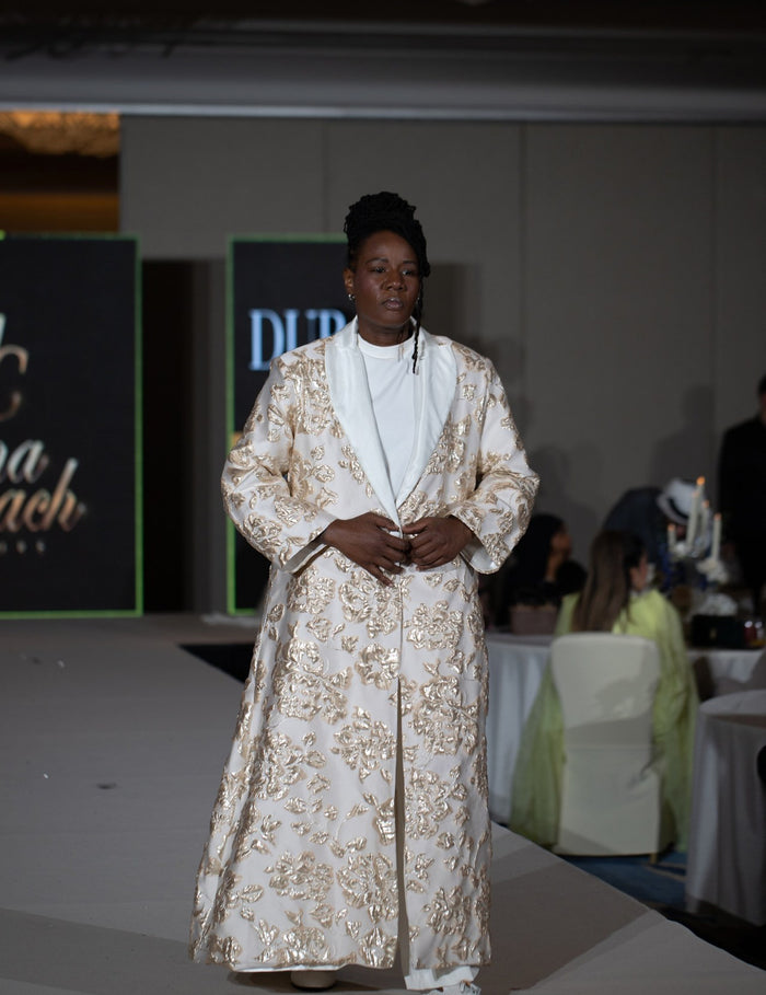 White And Gold Robe