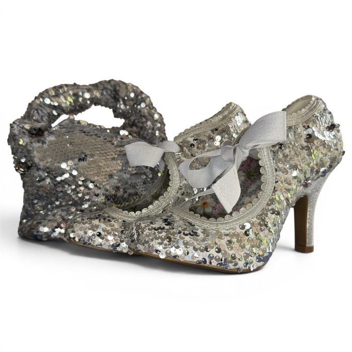Willow and Matching Hollywood Silver Sequin