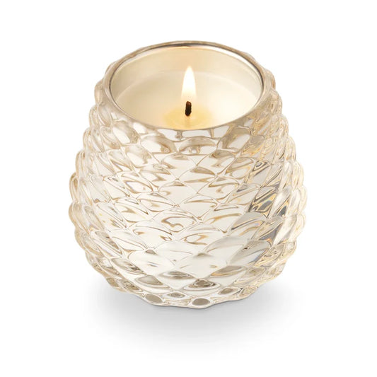 Winter White Pinecone Votive Candle - Madison's Niche