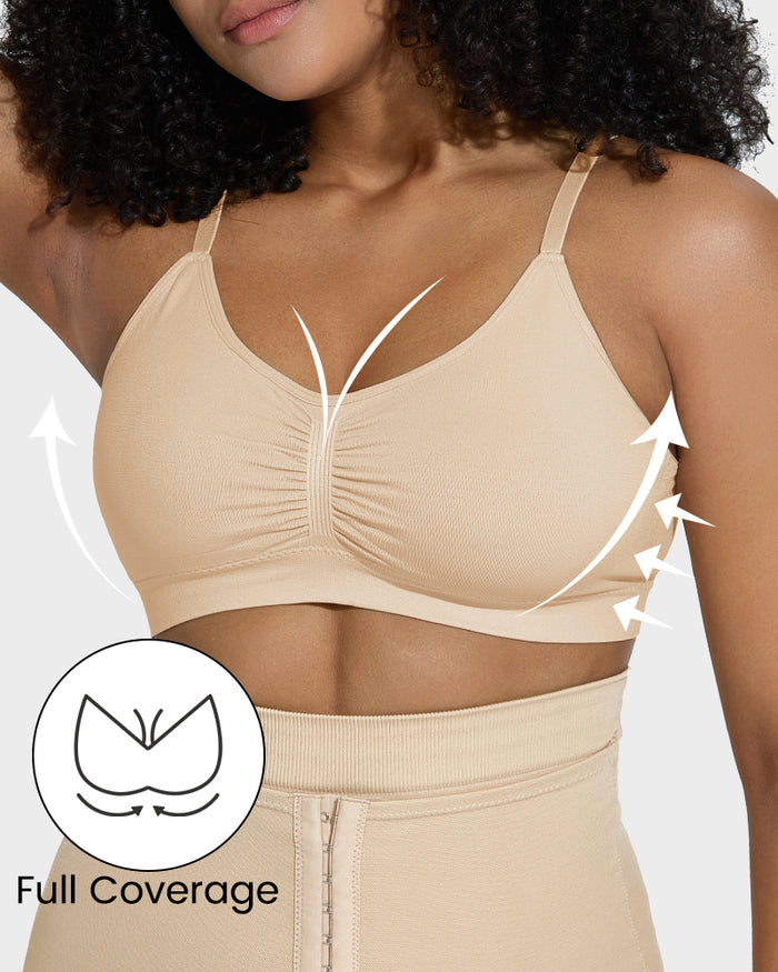 Women's Full Coverage Non-Padded Wireless Sculpt Bra