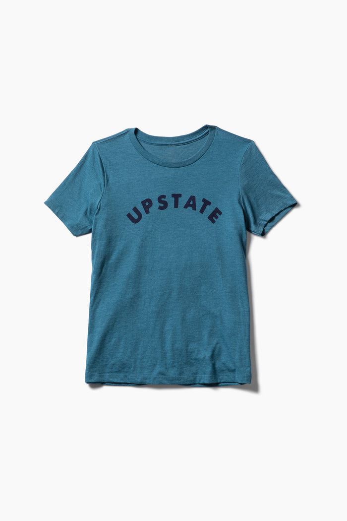 Women's Upstate Arch Relaxed T - Heather Deep Teal / Navy
