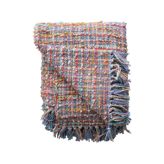 Woven Throw with Fringe - Madison's Niche