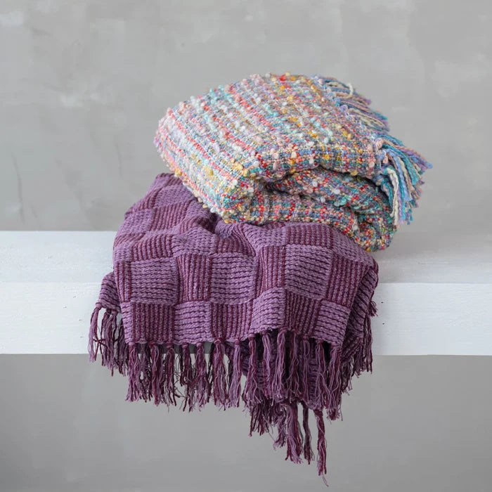 Woven Throw with Fringe - Madison's Niche