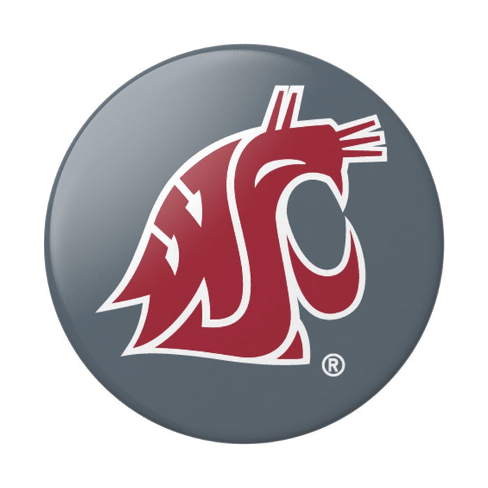 WSU Cougar Logo Gray Popsocket