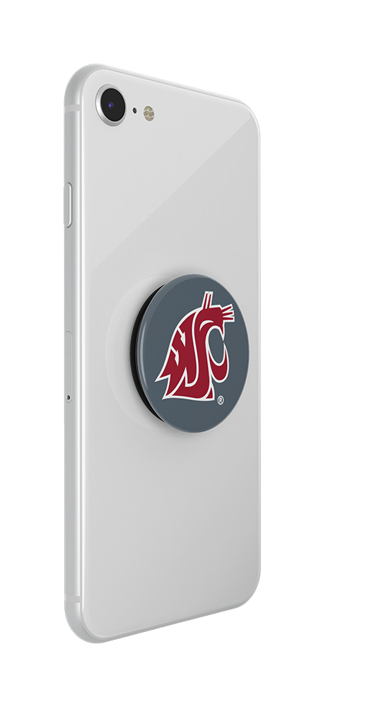 WSU Cougar Logo Gray Popsocket