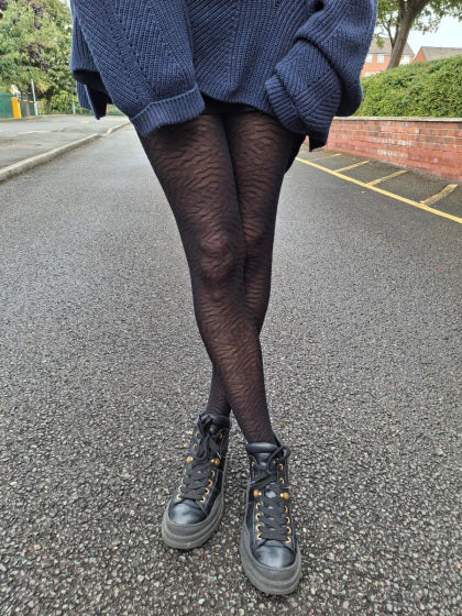 Tights with a zebra design by pretty polly