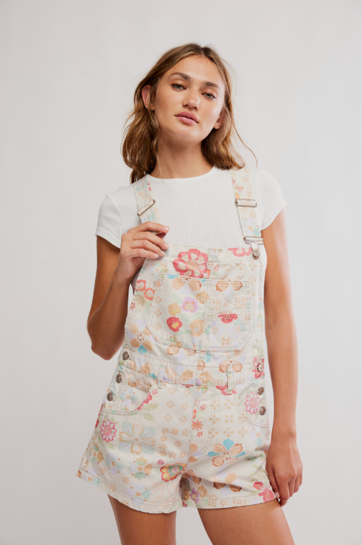 Ziggy Printed Shortall in Sun Drenched Combo