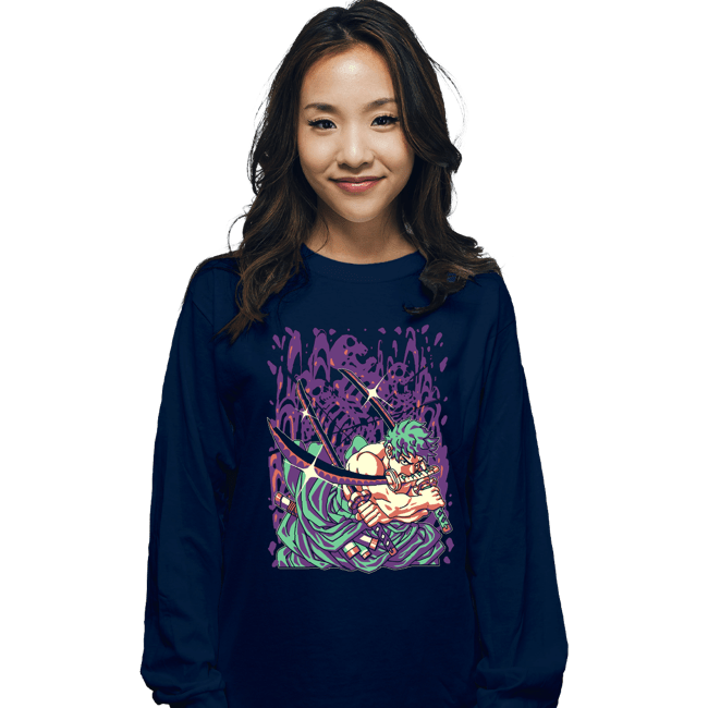 Long Sleeve Shirts, Unisex / Small / Navy